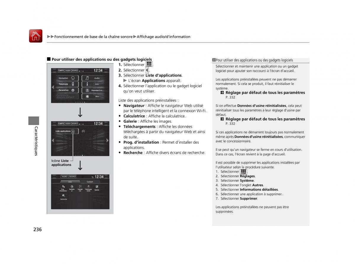 Honda Civic X 10 manuel du proprietaire / page 237