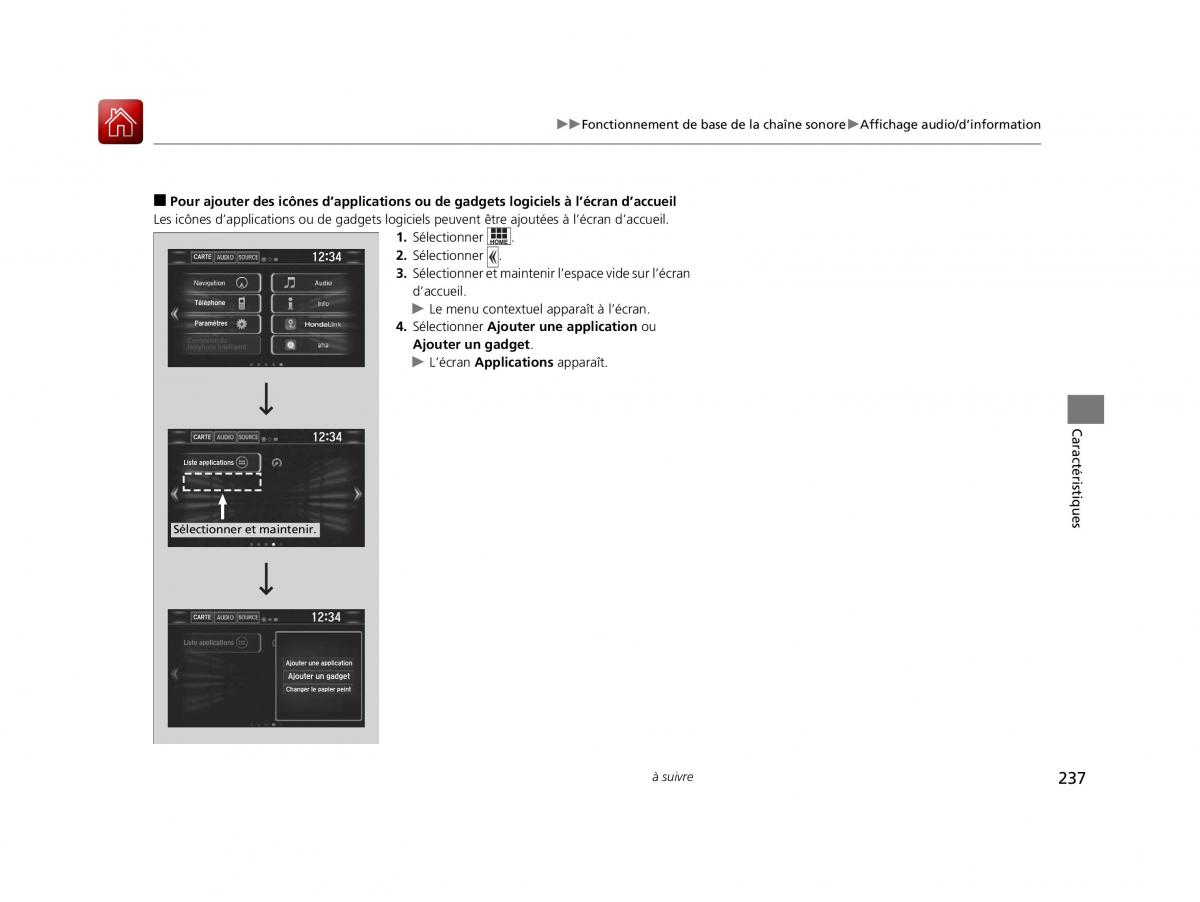 Honda Civic X 10 manuel du proprietaire / page 238