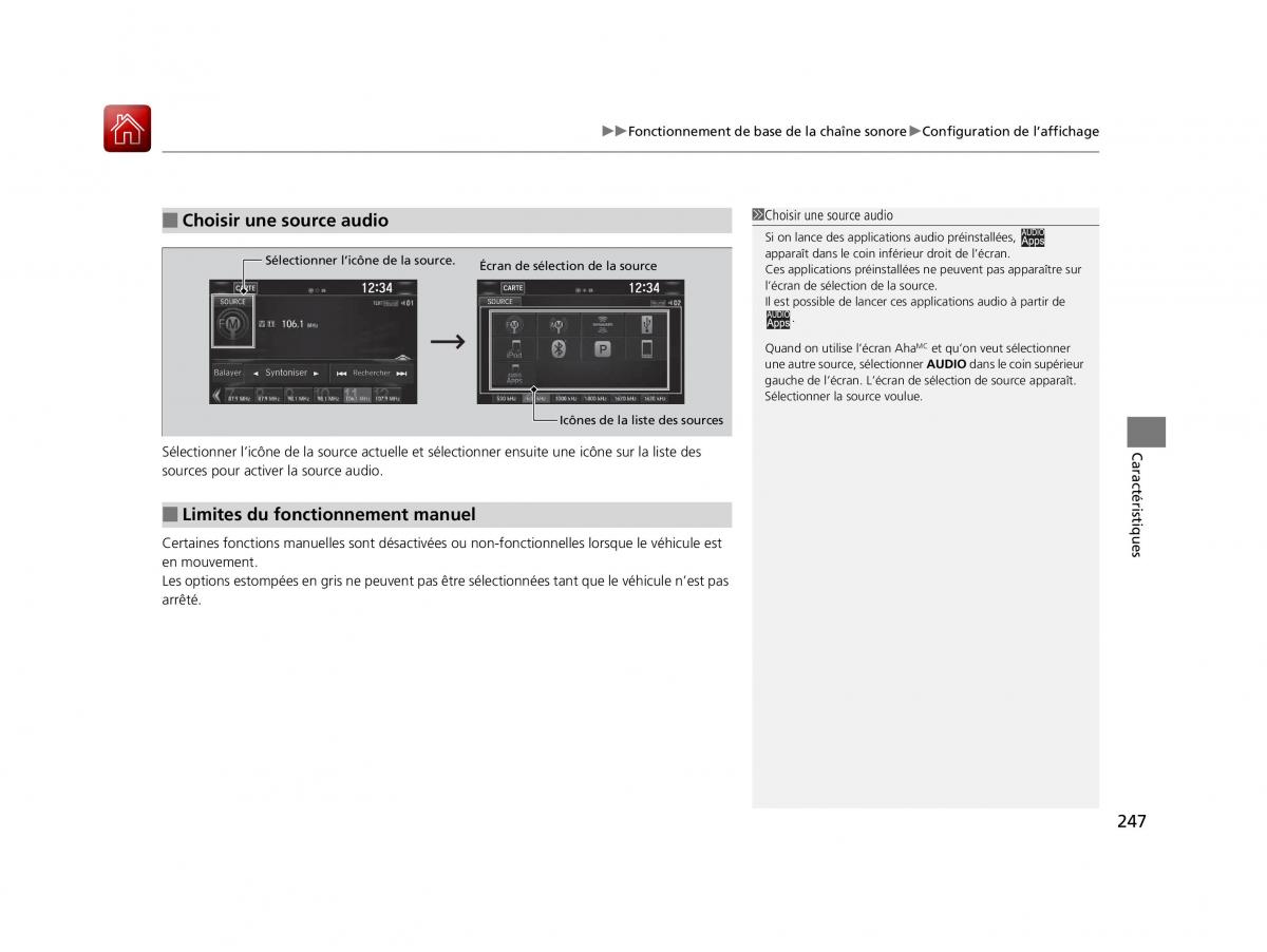 Honda Civic X 10 manuel du proprietaire / page 248