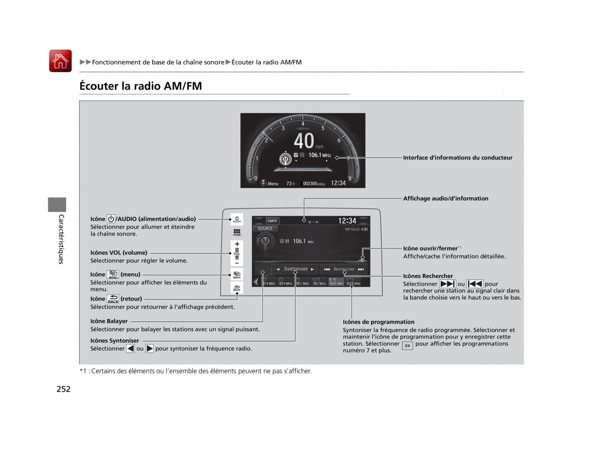 Honda Civic X 10 manuel du proprietaire / page 253