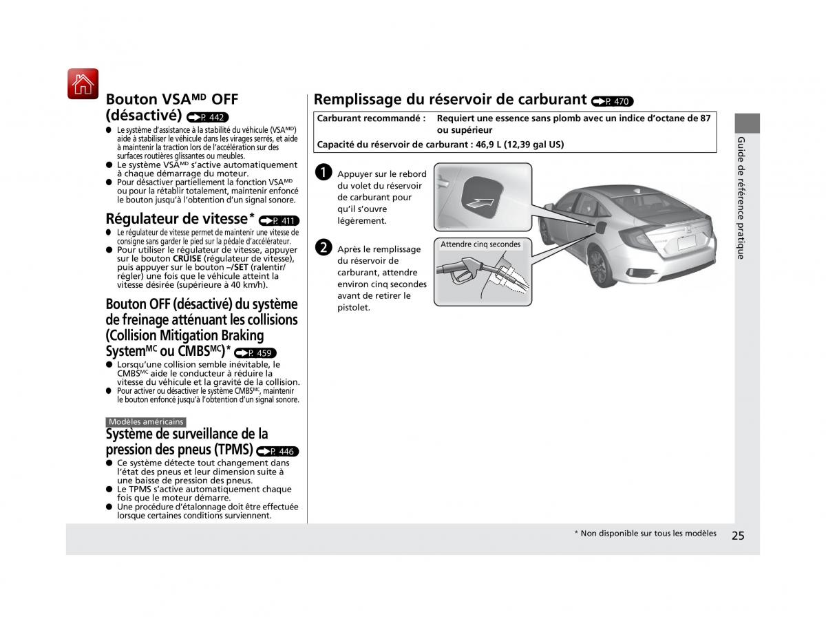 Honda Civic X 10 manuel du proprietaire / page 26