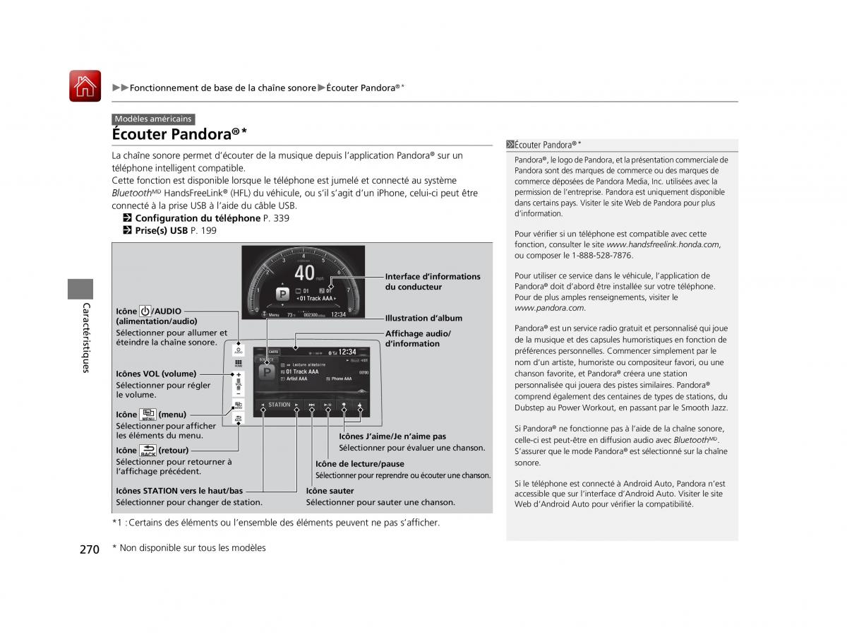 Honda Civic X 10 manuel du proprietaire / page 271