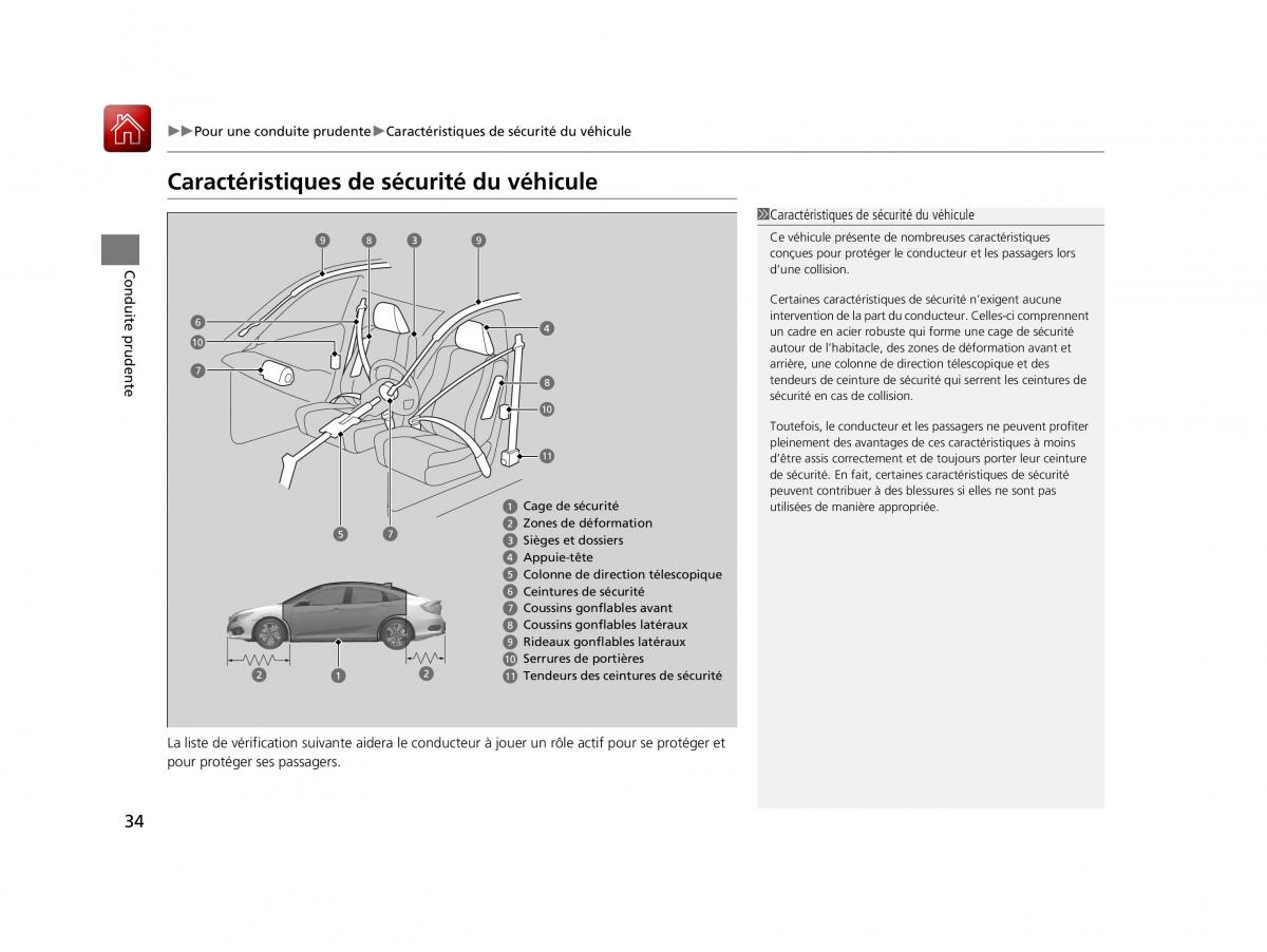 Honda Civic X 10 manuel du proprietaire / page 35