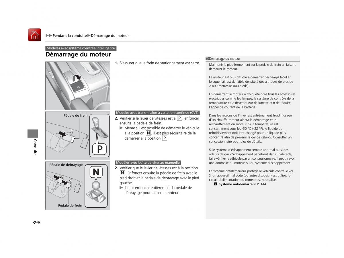 Honda Civic X 10 manuel du proprietaire / page 399