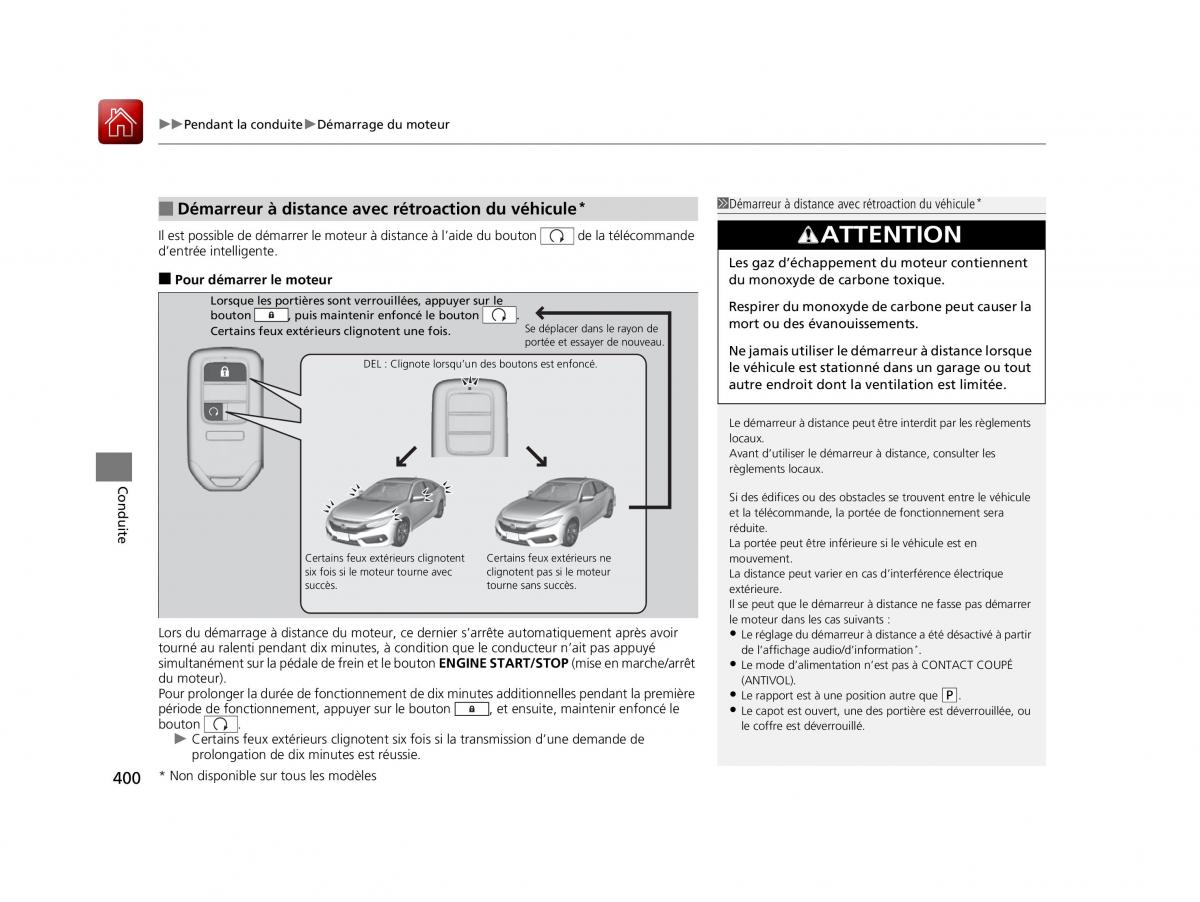 Honda Civic X 10 manuel du proprietaire / page 401