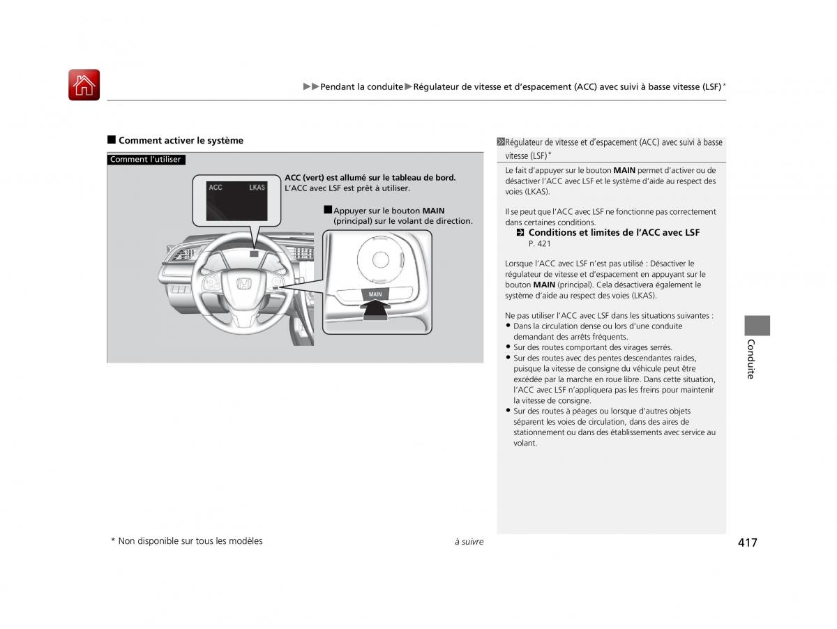 Honda Civic X 10 manuel du proprietaire / page 418