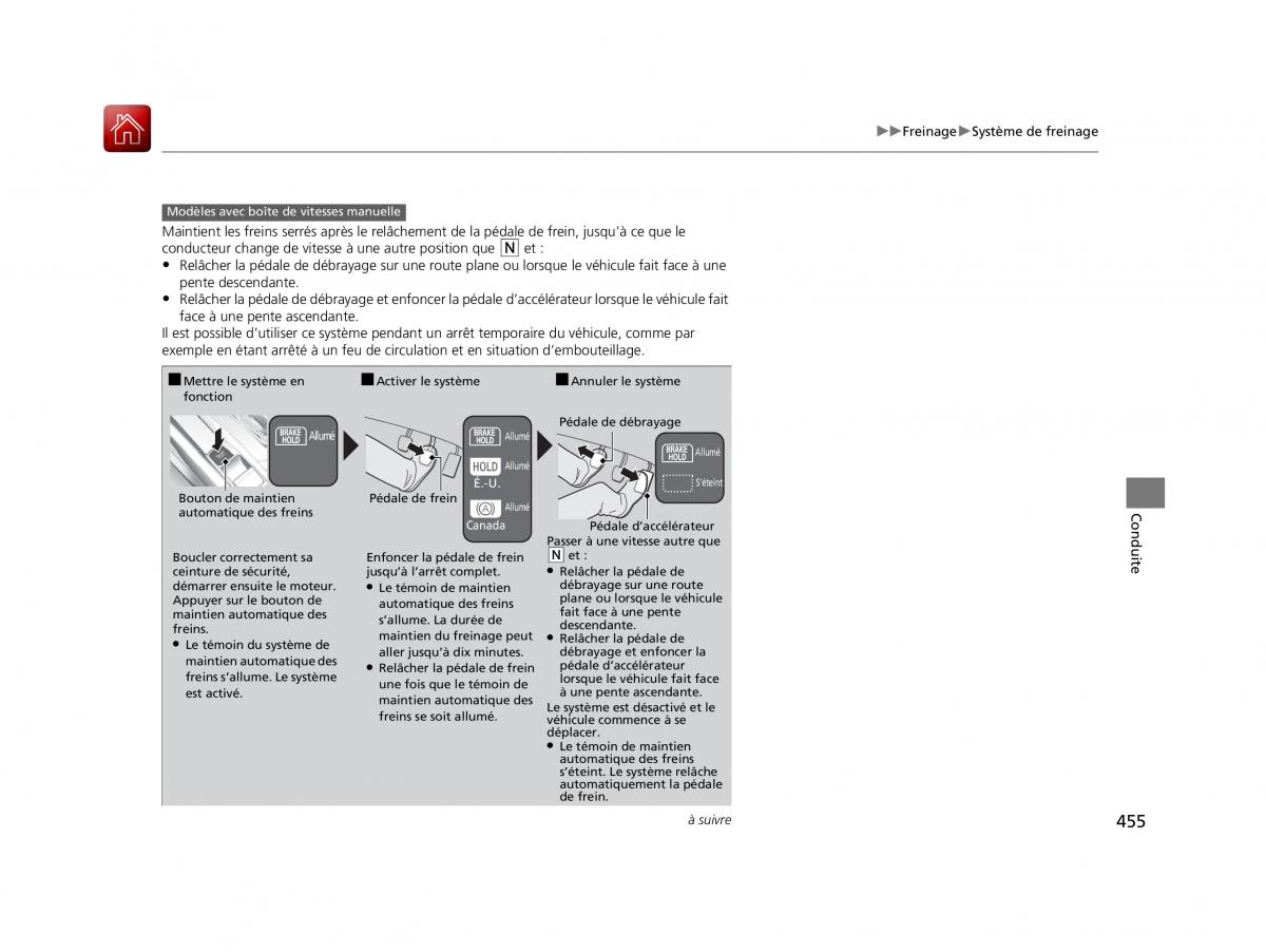 Honda Civic X 10 manuel du proprietaire / page 456