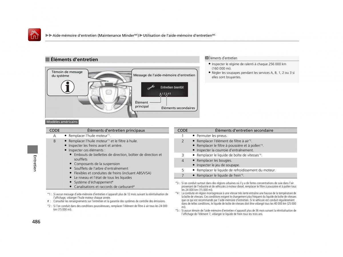 Honda Civic X 10 manuel du proprietaire / page 487