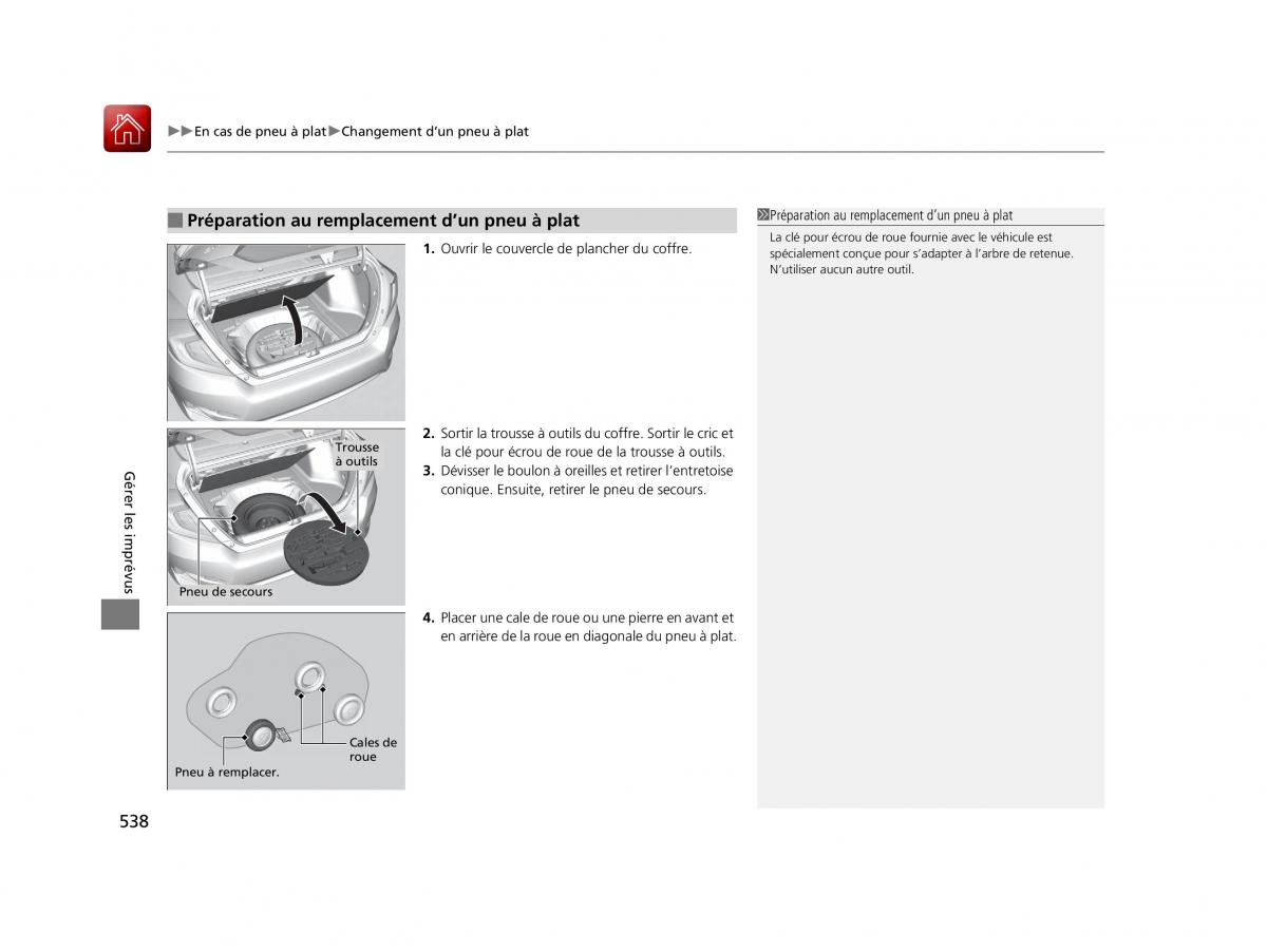 Honda Civic X 10 manuel du proprietaire / page 539