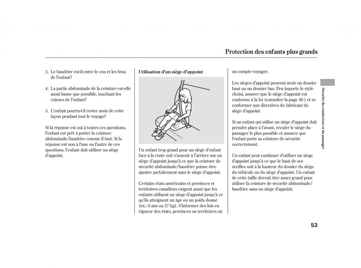 Honda Insight II 2 manuel du proprietaire / page 57