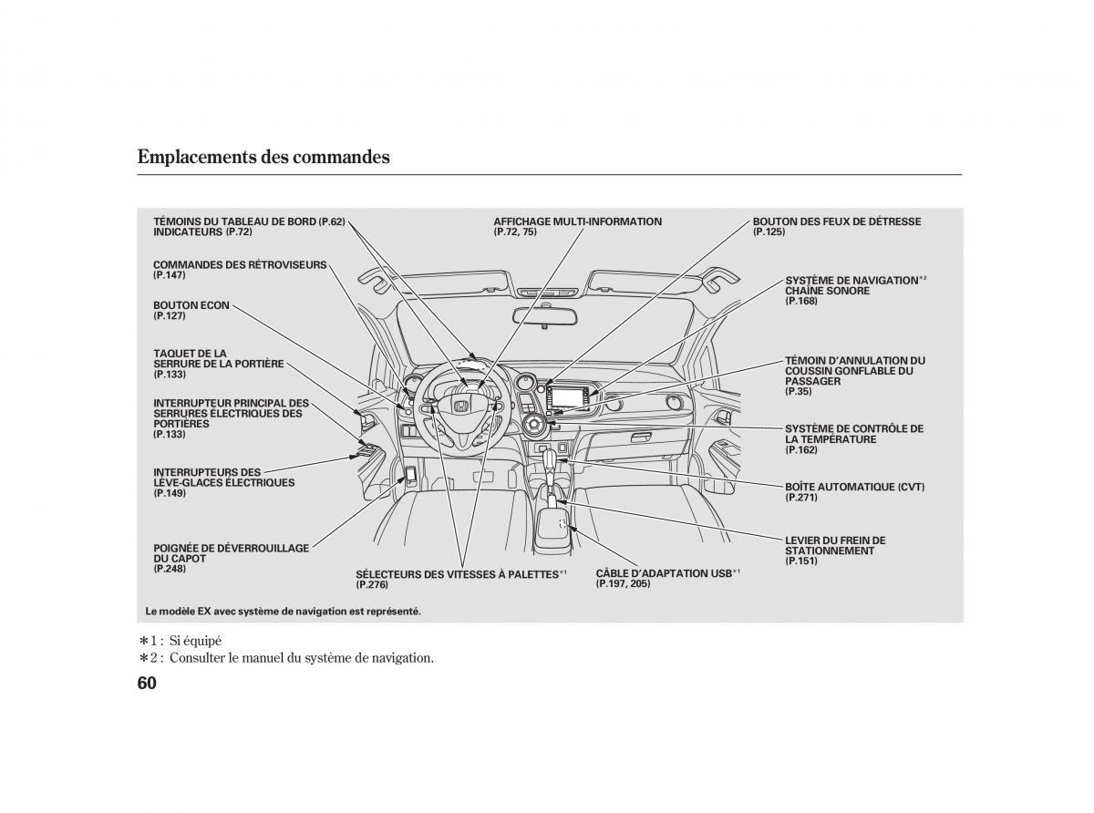 Honda Insight II 2 manuel du proprietaire / page 64