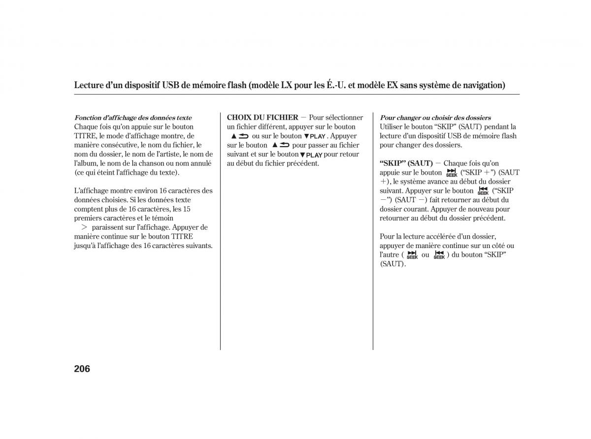 Honda Insight II 2 manuel du proprietaire / page 210