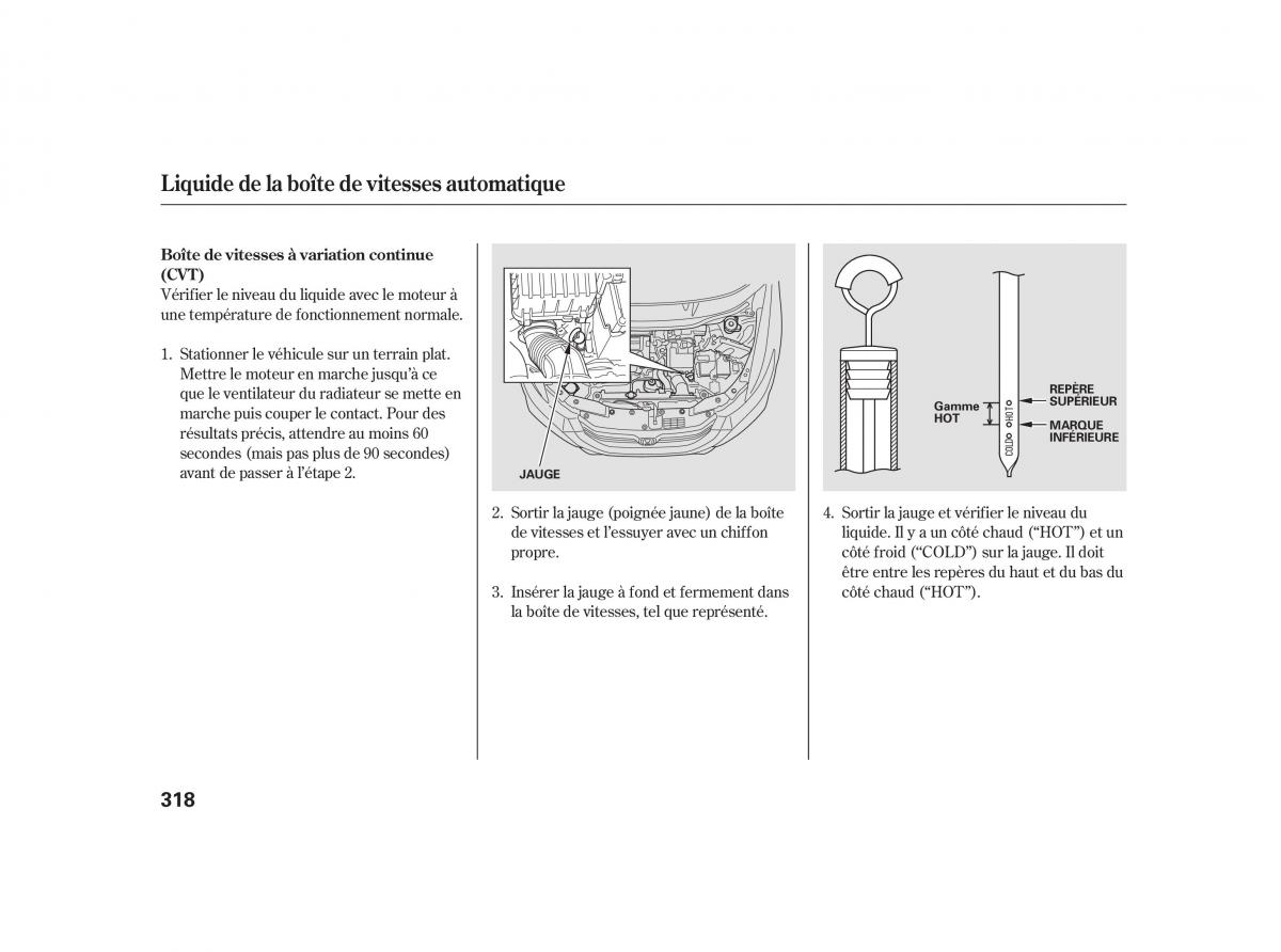 Honda Insight II 2 manuel du proprietaire / page 322