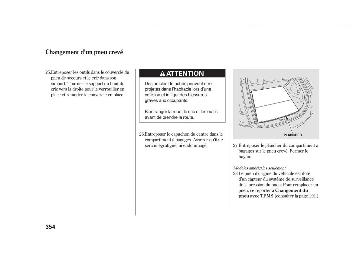 Honda Insight II 2 manuel du proprietaire / page 358