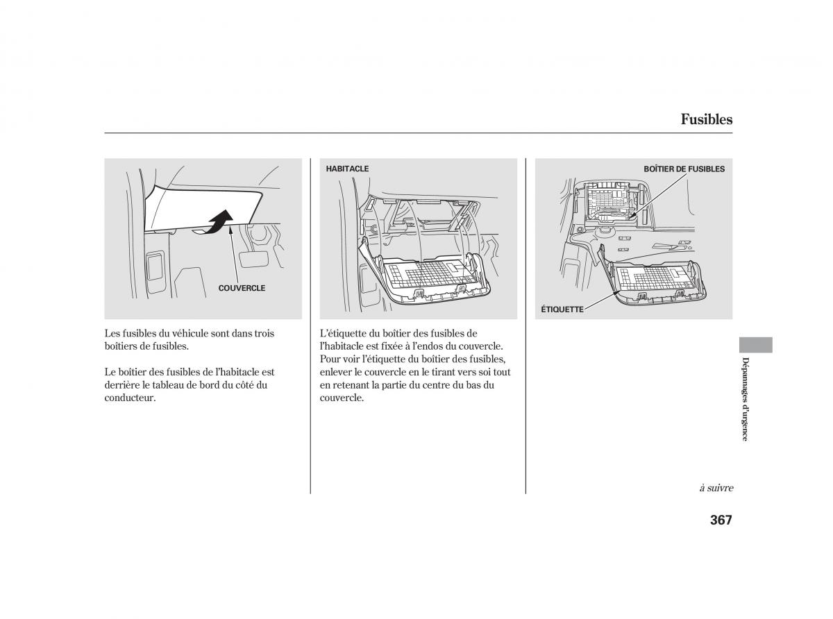 Honda Insight II 2 manuel du proprietaire / page 371