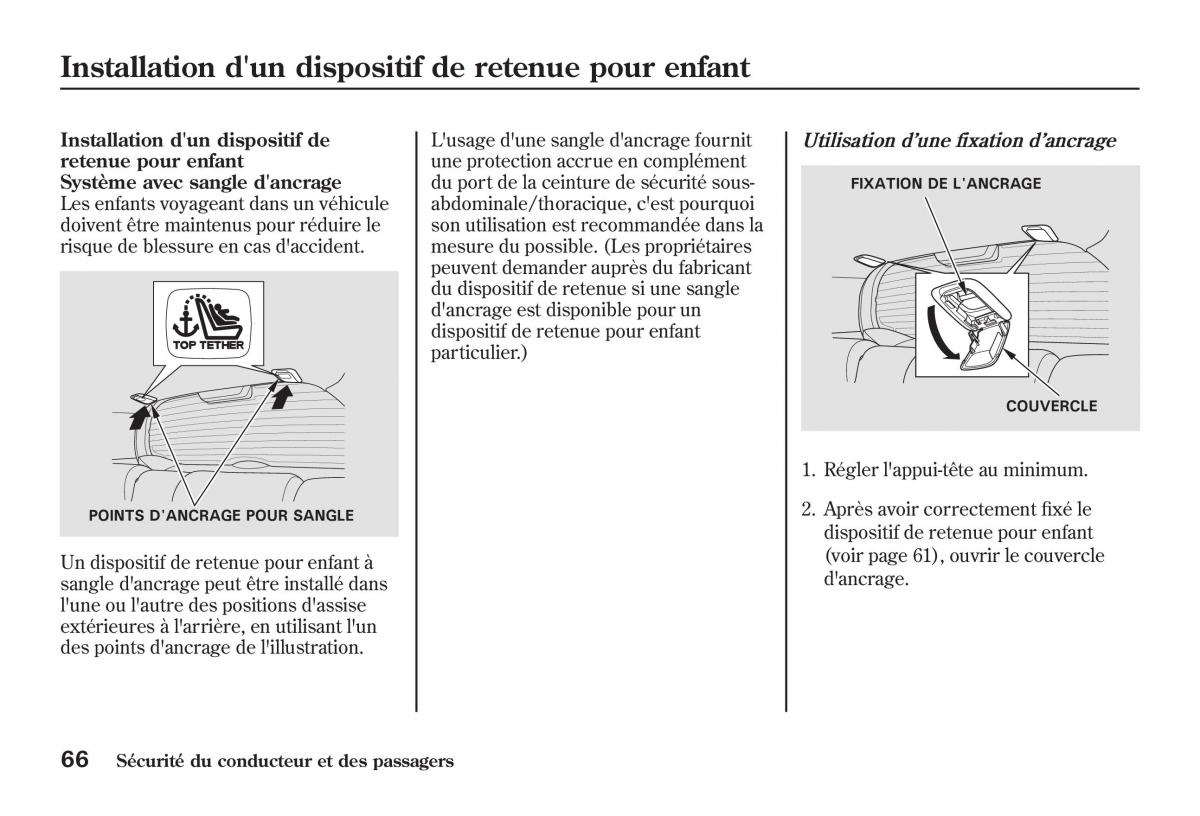 Honda Jazz II 2 manuel du proprietaire / page 71