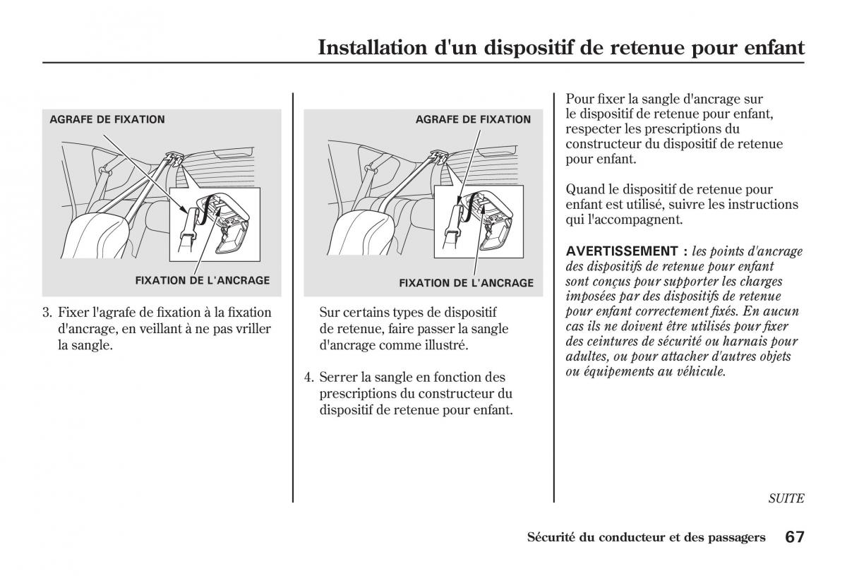 Honda Jazz II 2 manuel du proprietaire / page 72