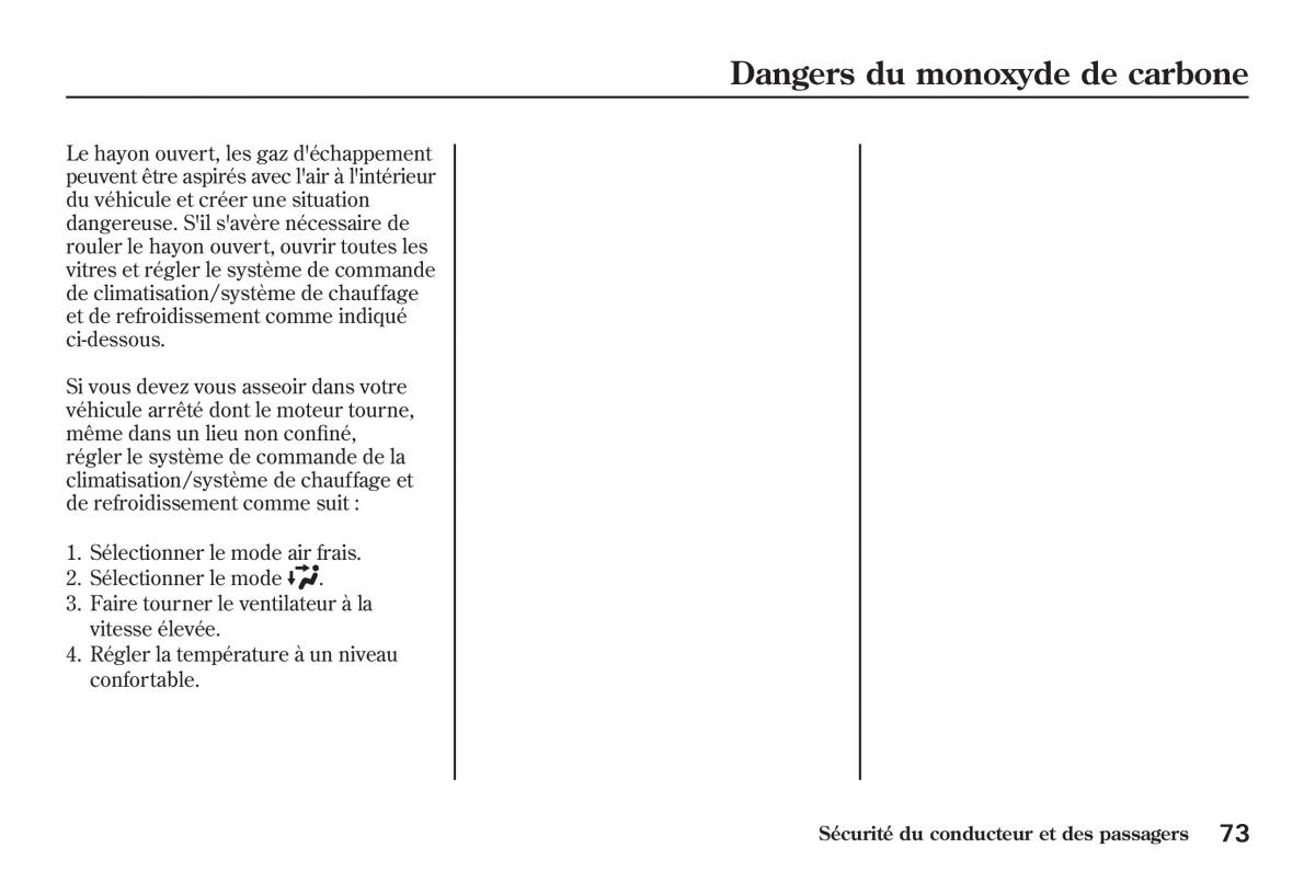 Honda Jazz II 2 manuel du proprietaire / page 78