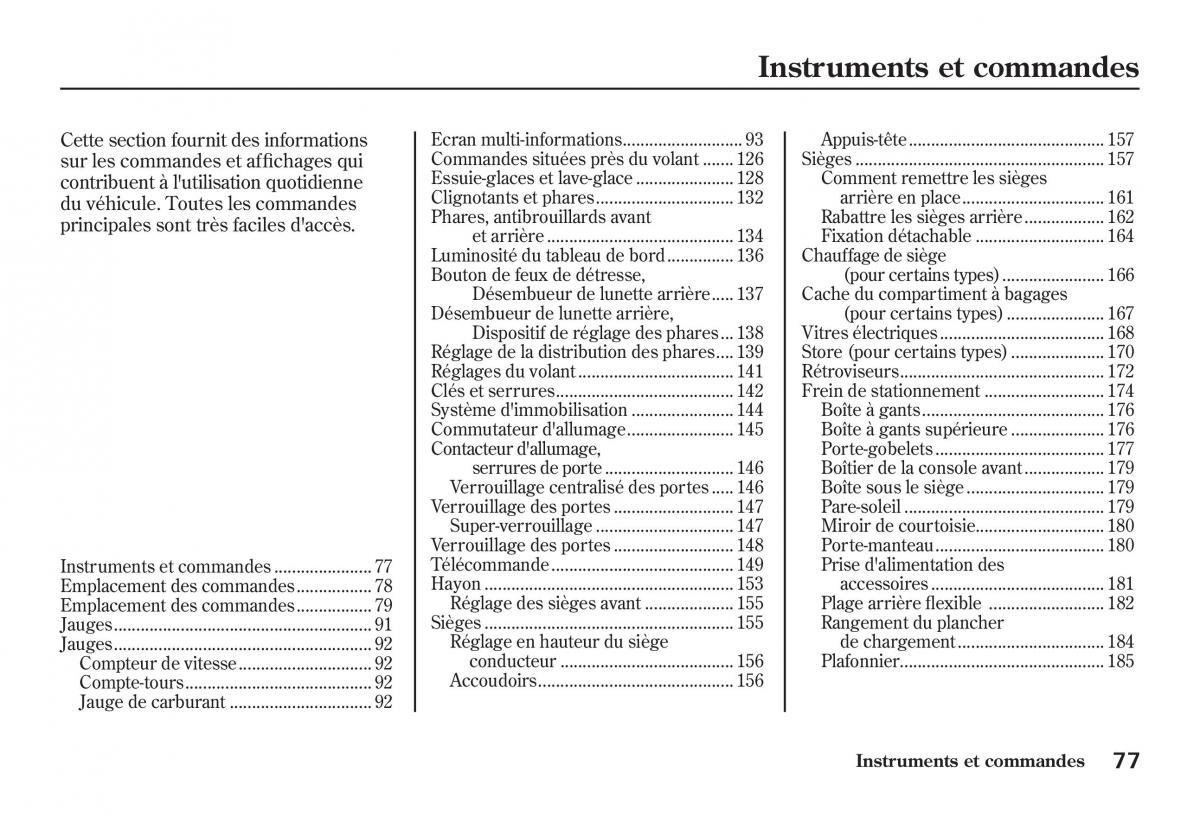 Honda Jazz II 2 manuel du proprietaire / page 82