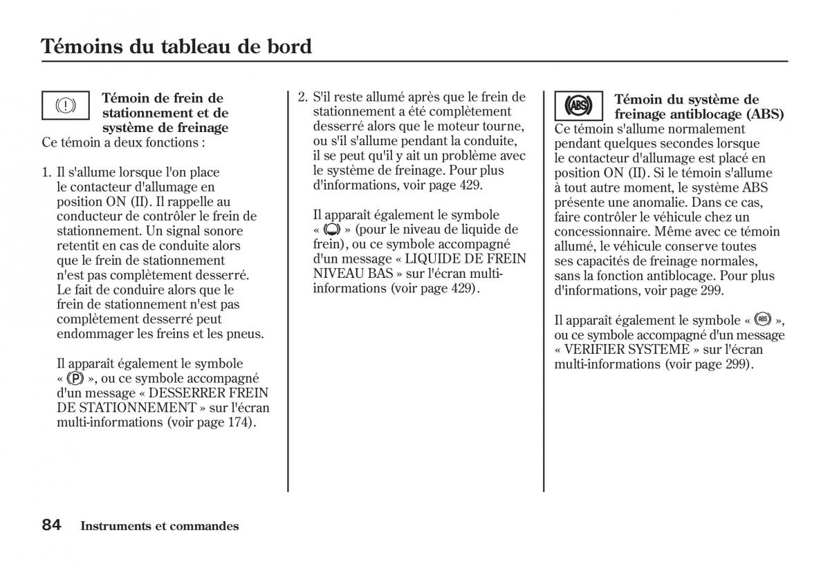 Honda Jazz II 2 manuel du proprietaire / page 89