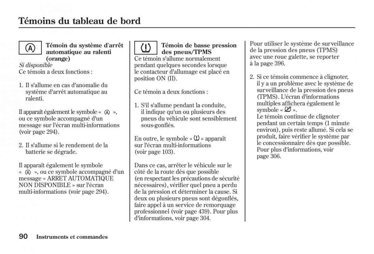 Honda Jazz II 2 manuel du proprietaire / page 95