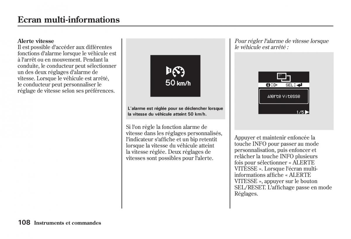 Honda Jazz II 2 manuel du proprietaire / page 113