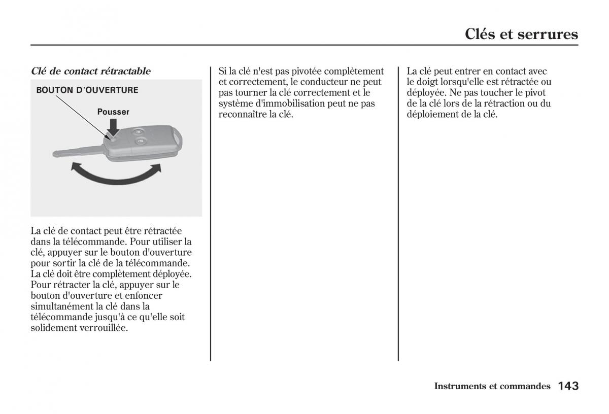 Honda Jazz II 2 manuel du proprietaire / page 148