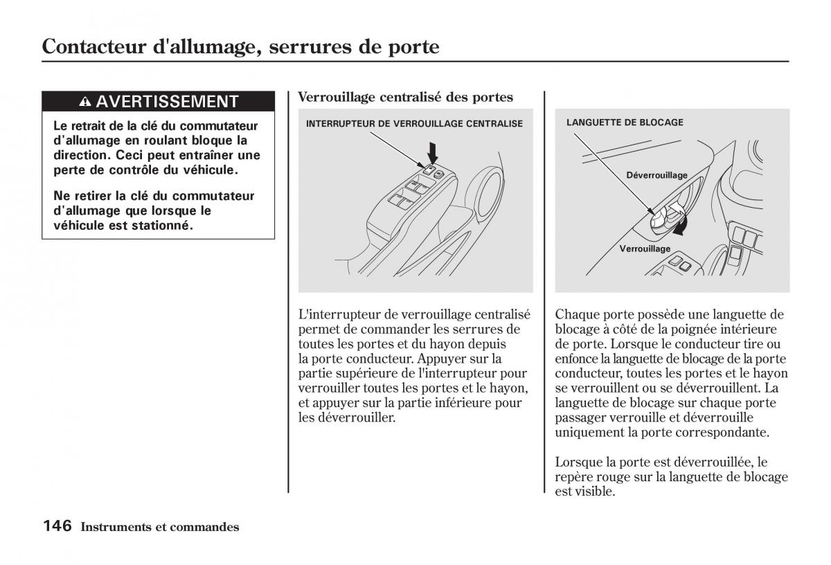 Honda Jazz II 2 manuel du proprietaire / page 151