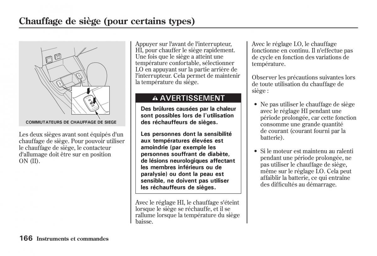 Honda Jazz II 2 manuel du proprietaire / page 171