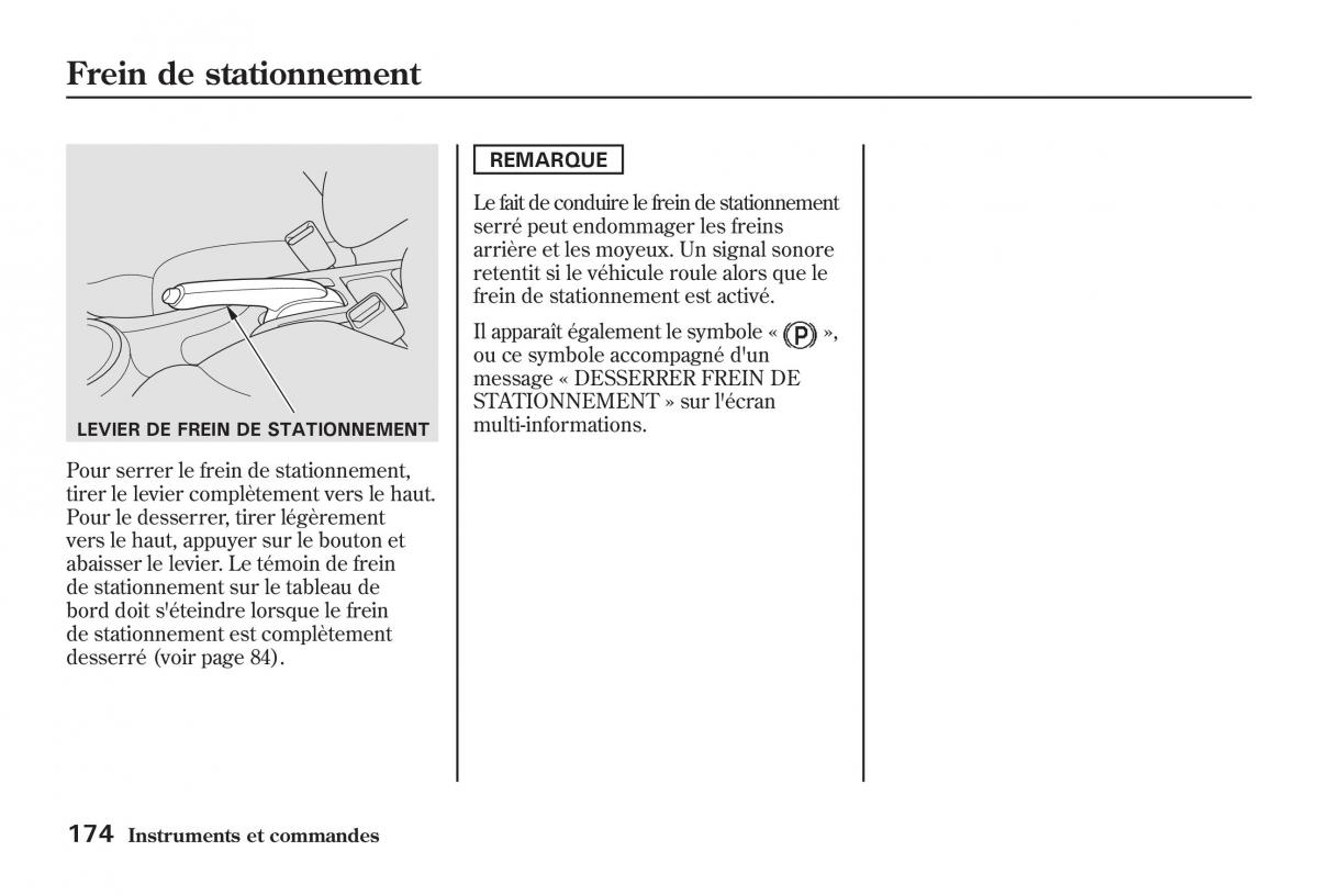 Honda Jazz II 2 manuel du proprietaire / page 179