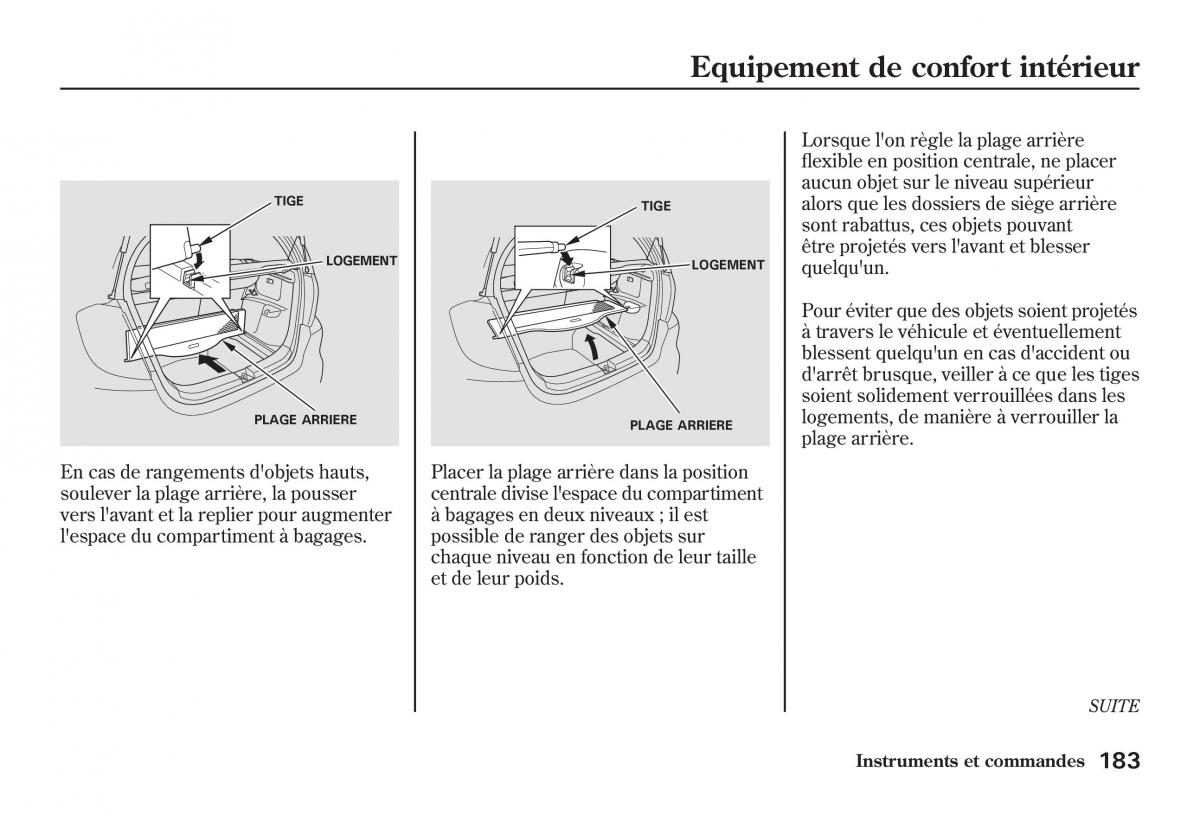 Honda Jazz II 2 manuel du proprietaire / page 188