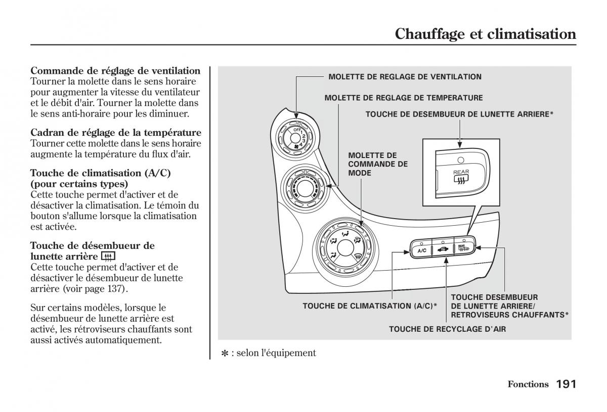 Honda Jazz II 2 manuel du proprietaire / page 196