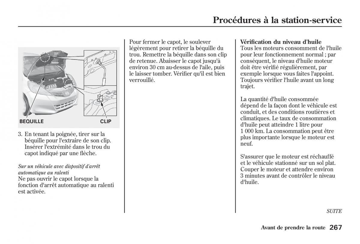 Honda Jazz II 2 manuel du proprietaire / page 272