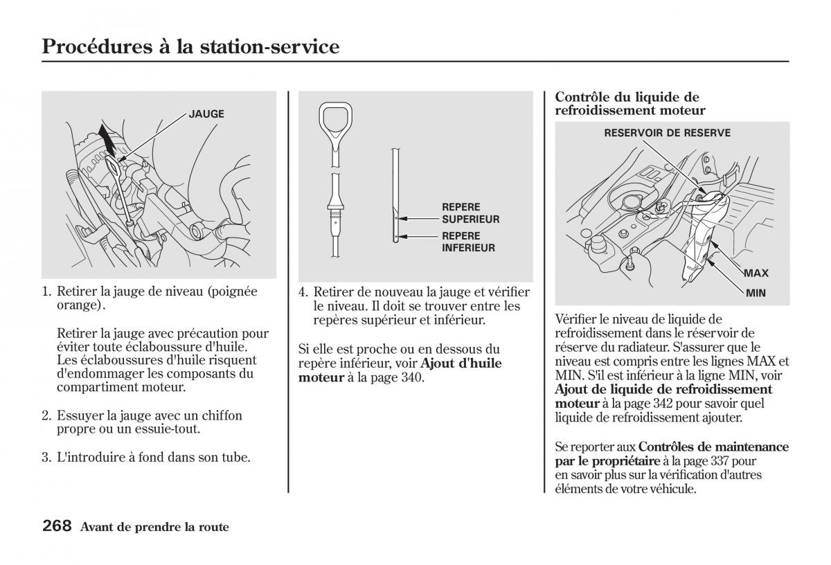 Honda Jazz II 2 manuel du proprietaire / page 273