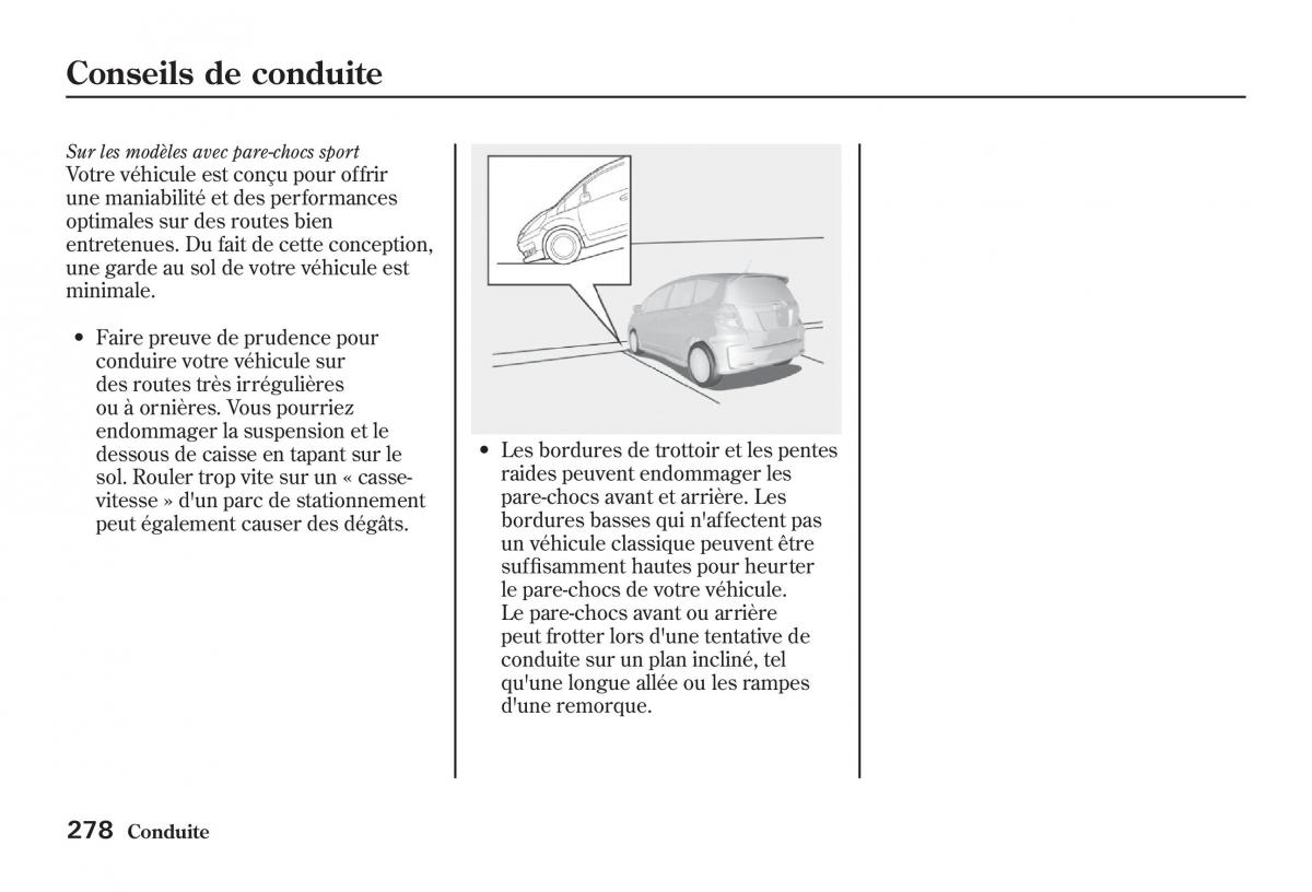 Honda Jazz II 2 manuel du proprietaire / page 283