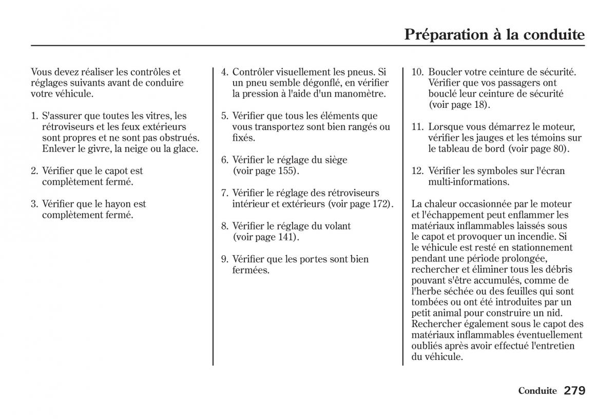 Honda Jazz II 2 manuel du proprietaire / page 284