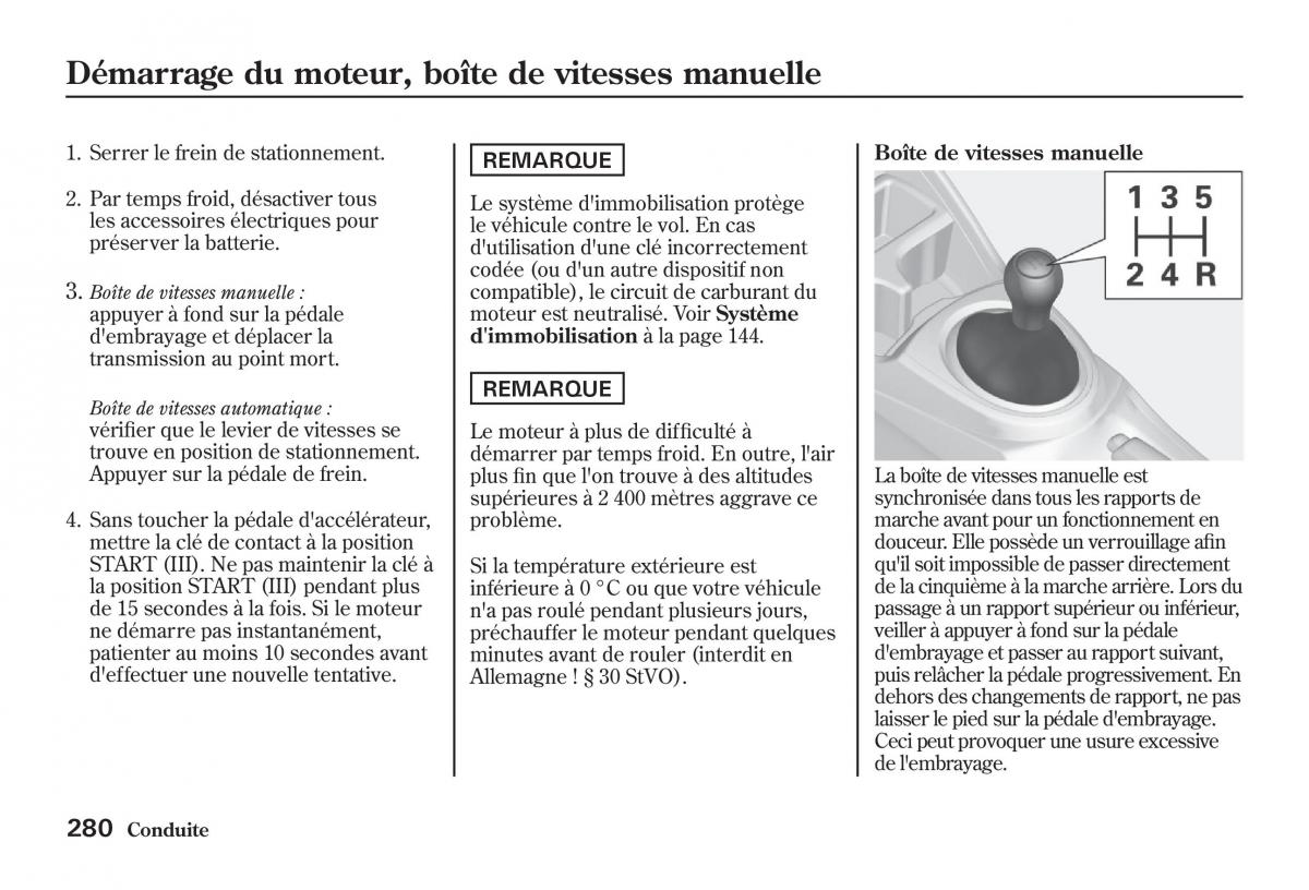 Honda Jazz II 2 manuel du proprietaire / page 285