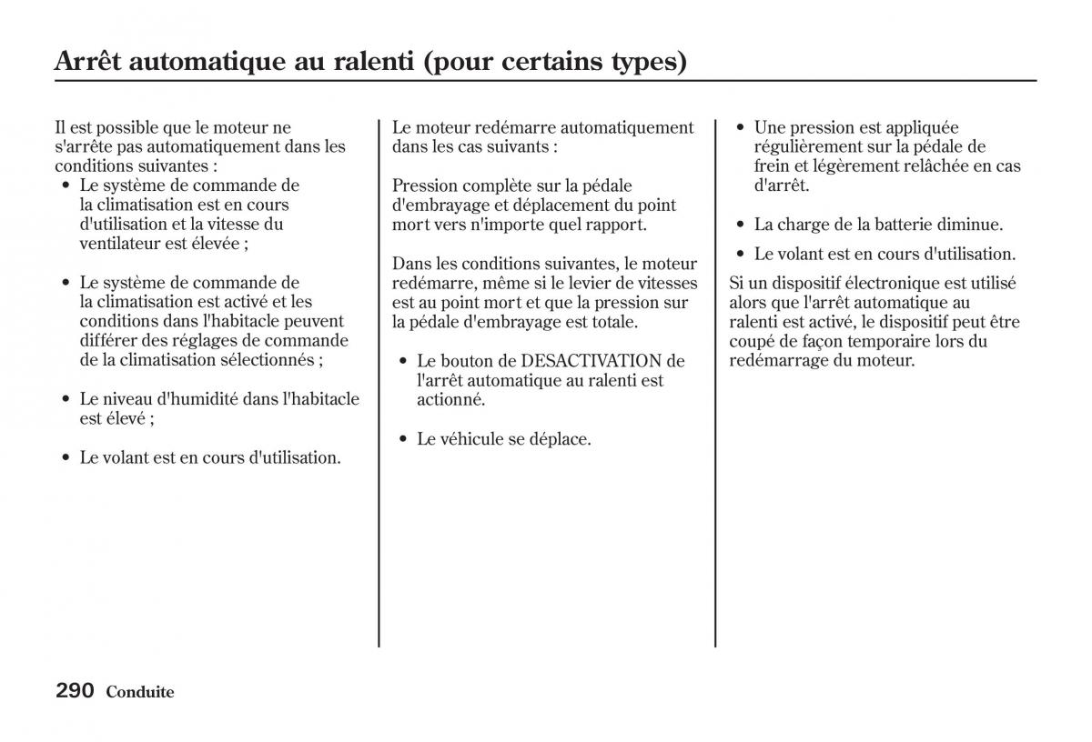 Honda Jazz II 2 manuel du proprietaire / page 295