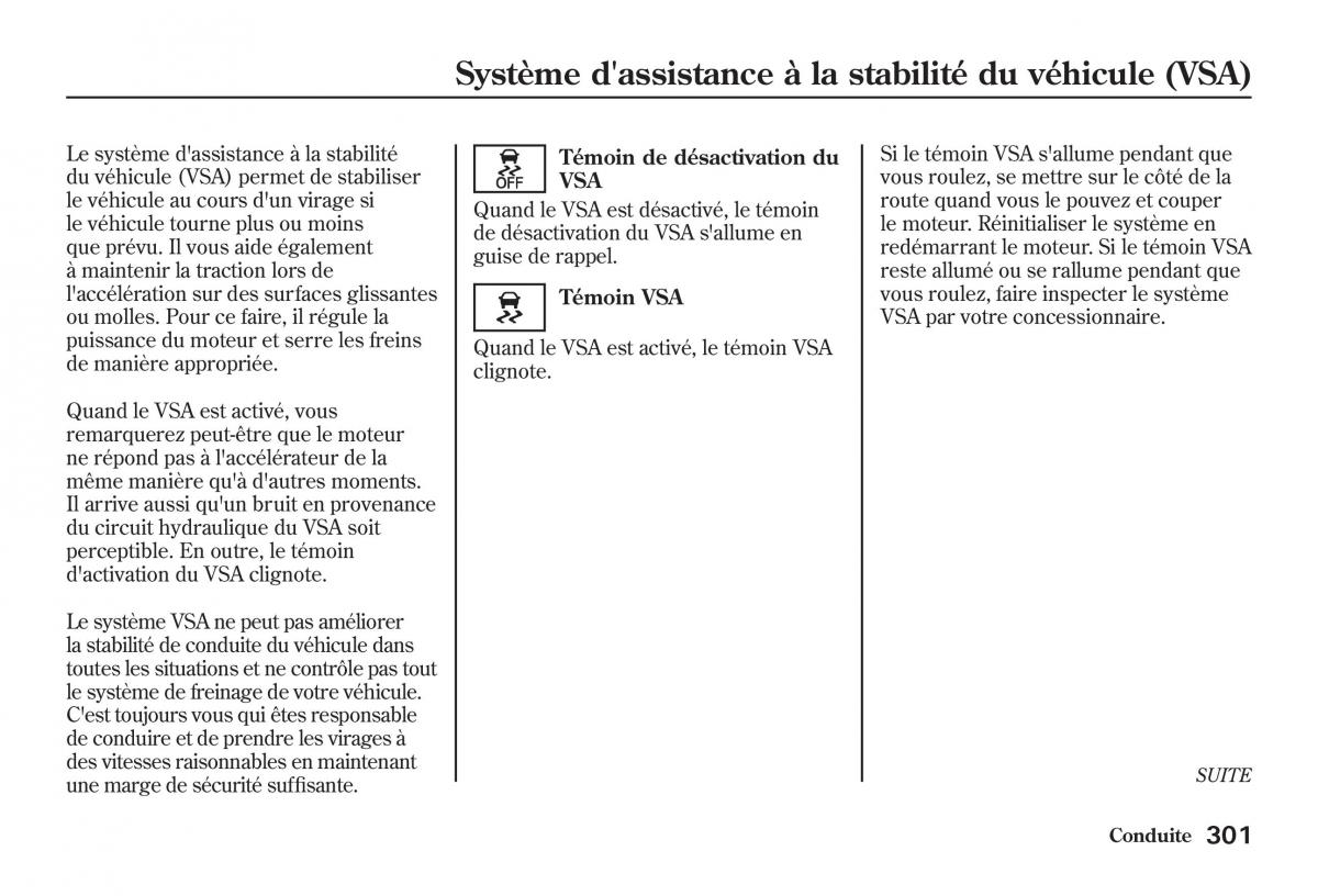 Honda Jazz II 2 manuel du proprietaire / page 306