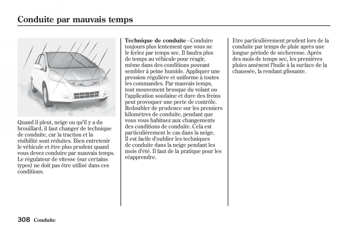 Honda Jazz II 2 manuel du proprietaire / page 313