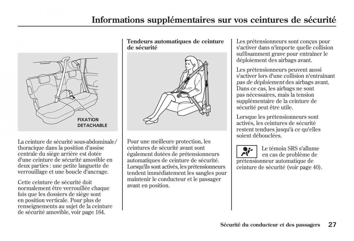 Honda Jazz II 2 manuel du proprietaire / page 32