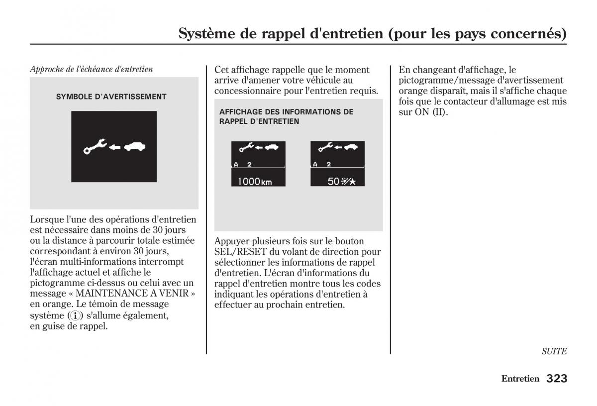 Honda Jazz II 2 manuel du proprietaire / page 328