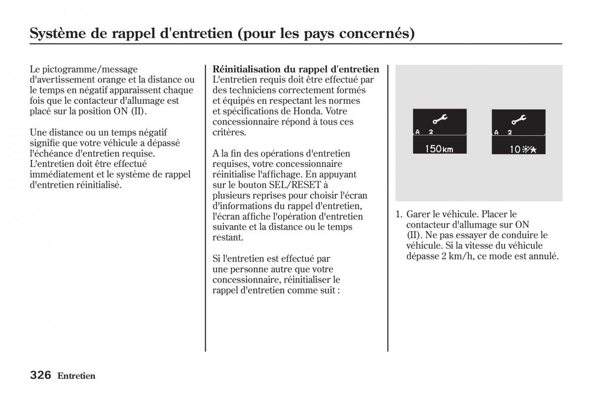 Honda Jazz II 2 manuel du proprietaire / page 331