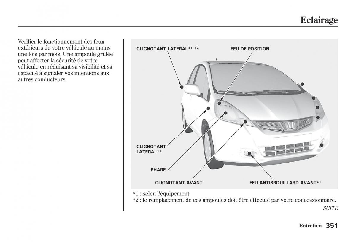 Honda Jazz II 2 manuel du proprietaire / page 356