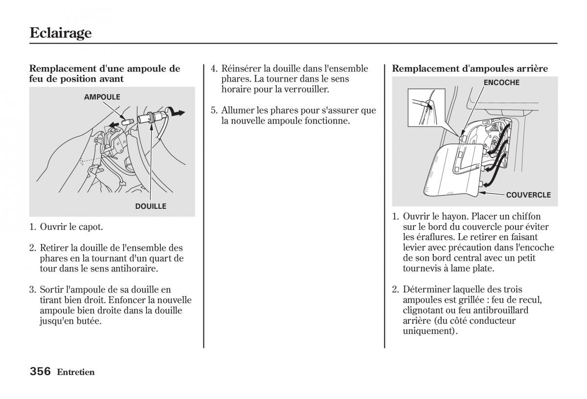 Honda Jazz II 2 manuel du proprietaire / page 361