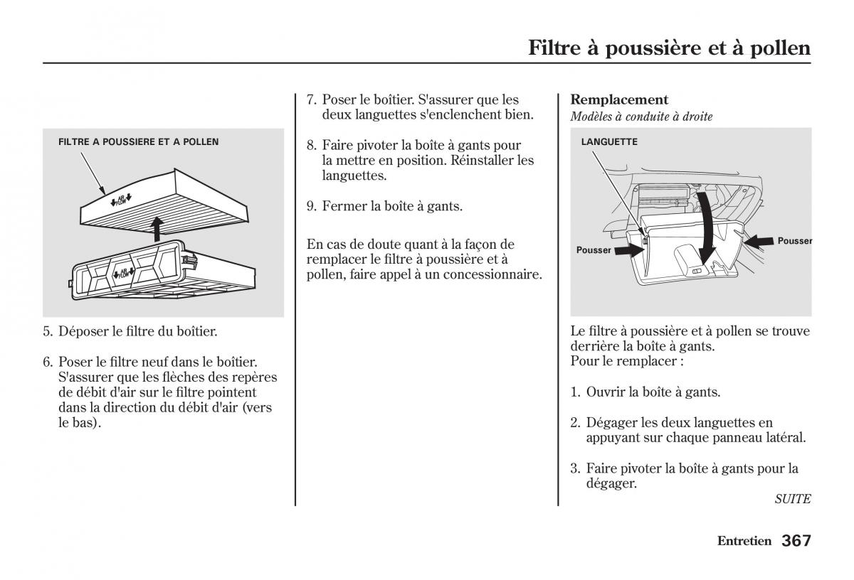 Honda Jazz II 2 manuel du proprietaire / page 372