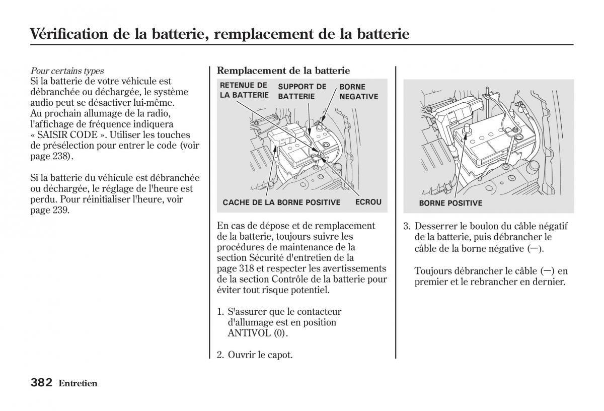 Honda Jazz II 2 manuel du proprietaire / page 387