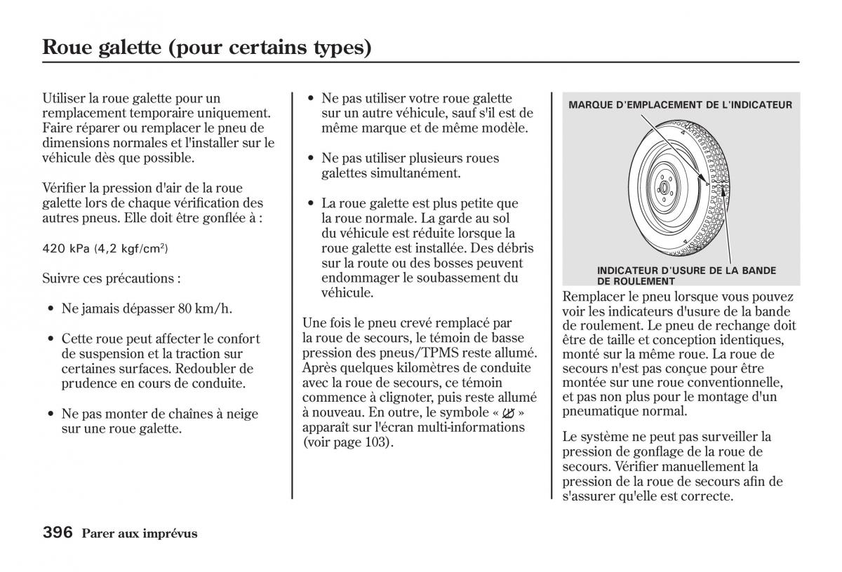 Honda Jazz II 2 manuel du proprietaire / page 401