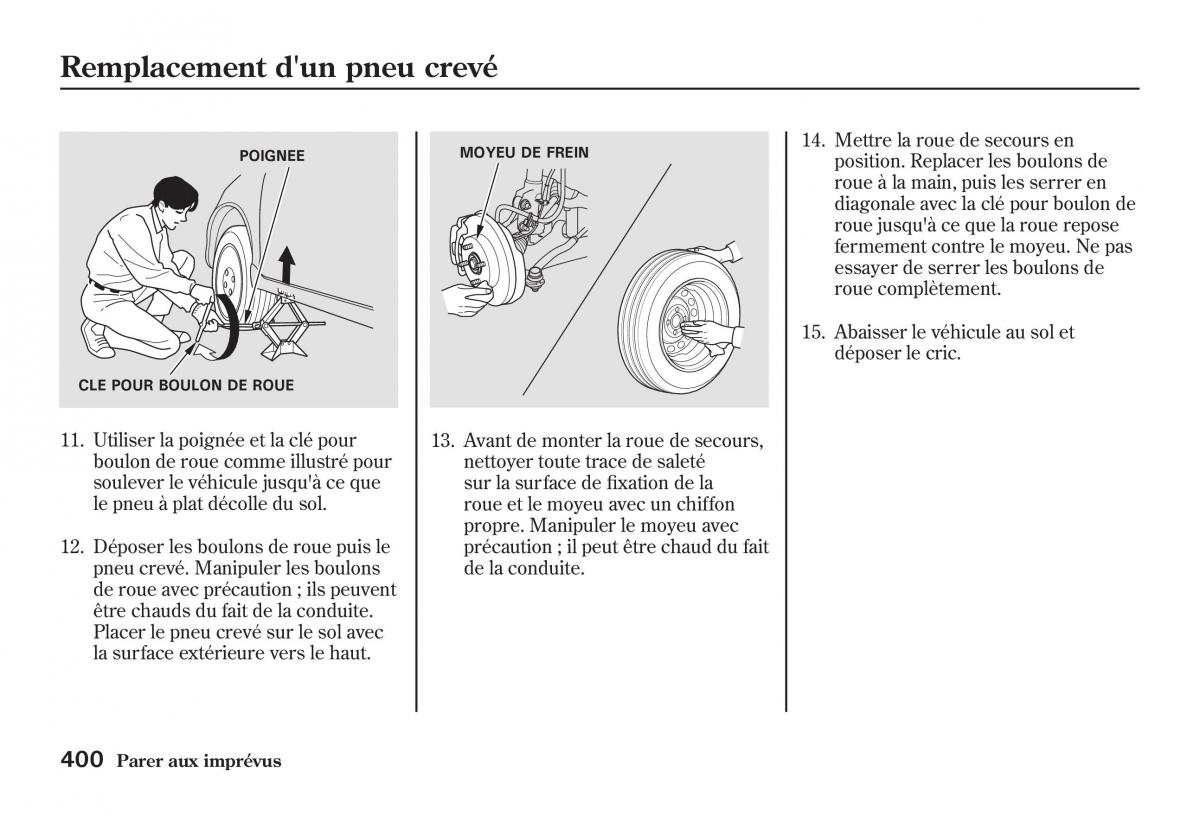 Honda Jazz II 2 manuel du proprietaire / page 405