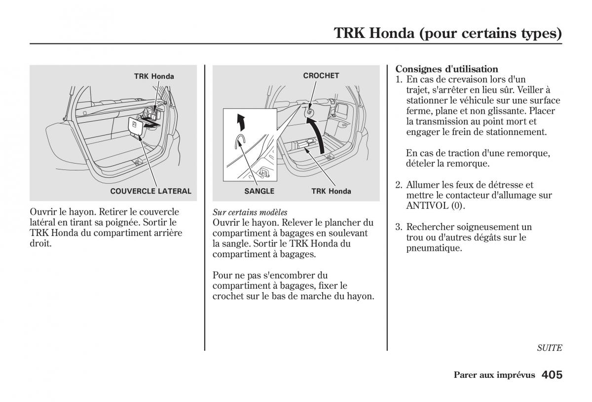 Honda Jazz II 2 manuel du proprietaire / page 410